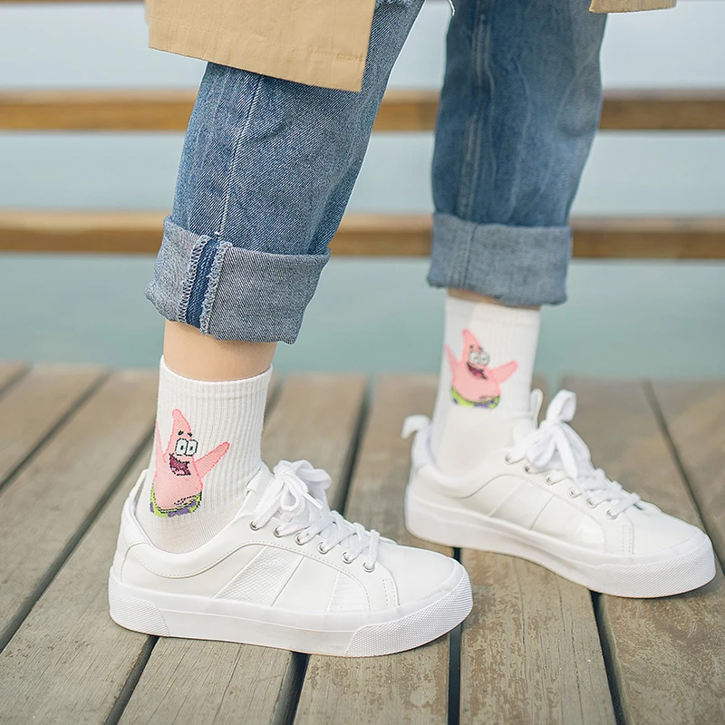 SP & CITY/4 пары женские весенние короткие носки с героями мультфильмов хлопковые 3D