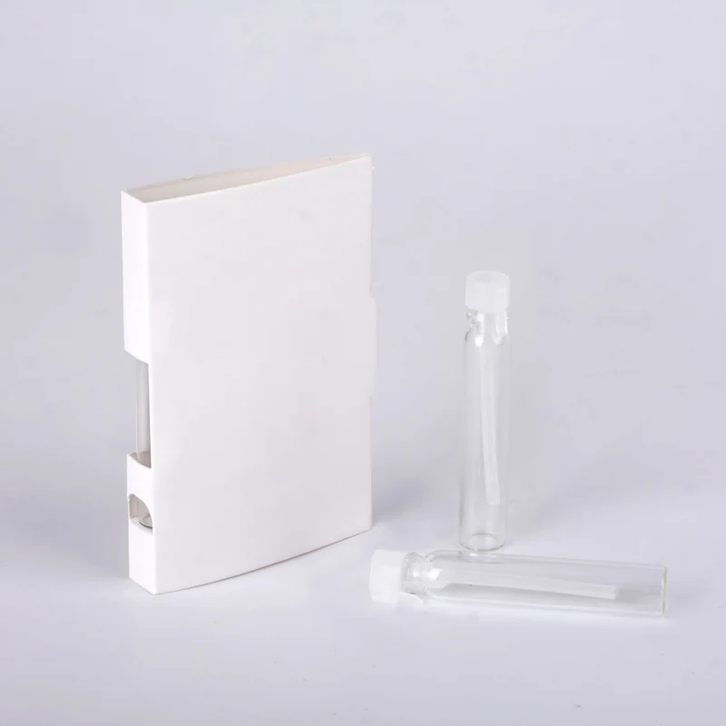 White top WHITE card 100 шт./лот 2 мл флакон-капельница флакон духов с бумажной картой образец многоразового использования флакон духов душистые пробирки флаконы - Цвет: White top WHITE card