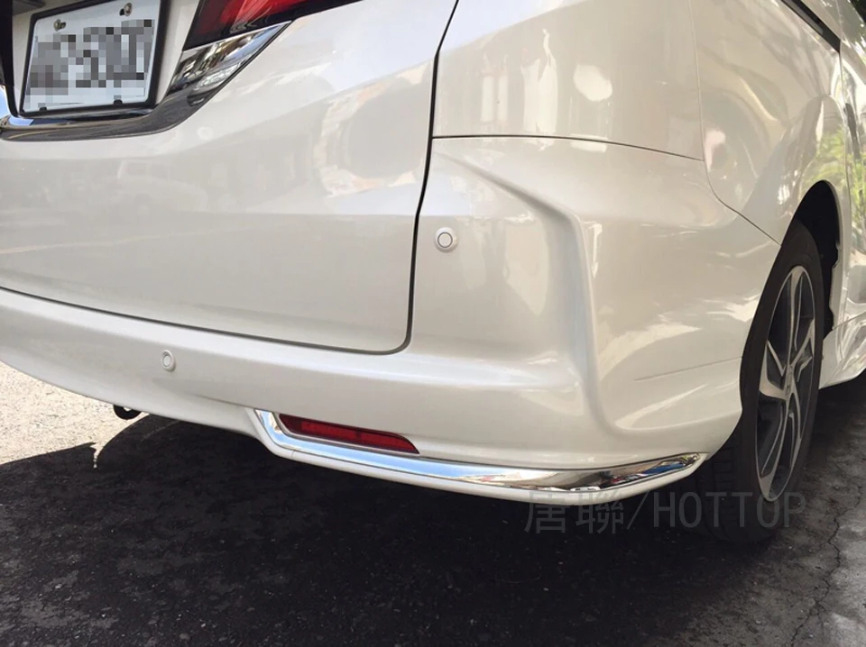 2 шт./компл. хромированная задняя противотуманная фара для Honda odyssey Высокое качество abs задняя угловая Накладка бампера автомобиля Стайлинг