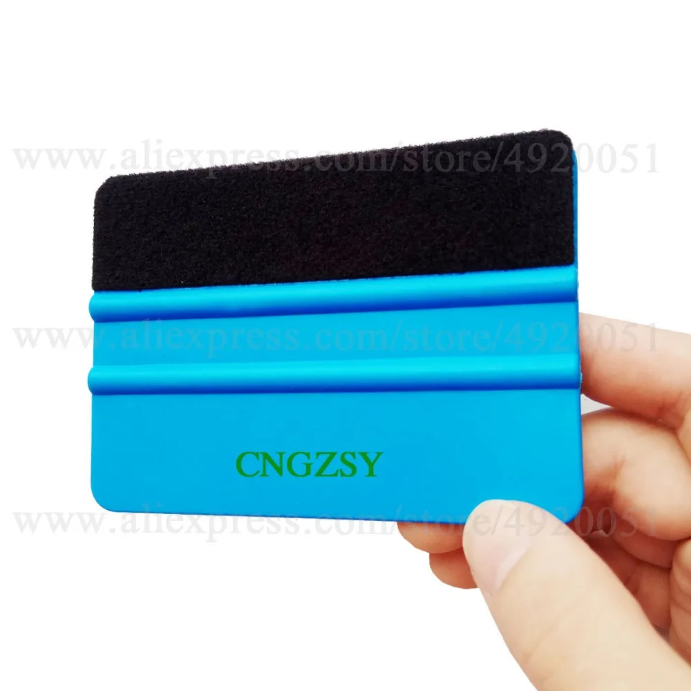 4 шт. прямоугольная прочная ручная синяя виниловой оберточной пленки наклейка