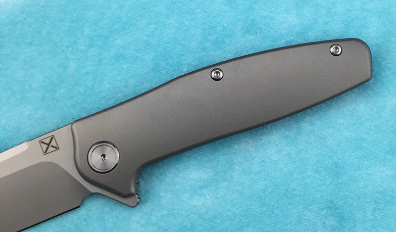 LEMIFSHE X-750 складной нож шарикоподшипник VG-10 лезвие титановая ручка Кемпинг Охота Открытый Карманный фрукты Ножи EDC инструмент