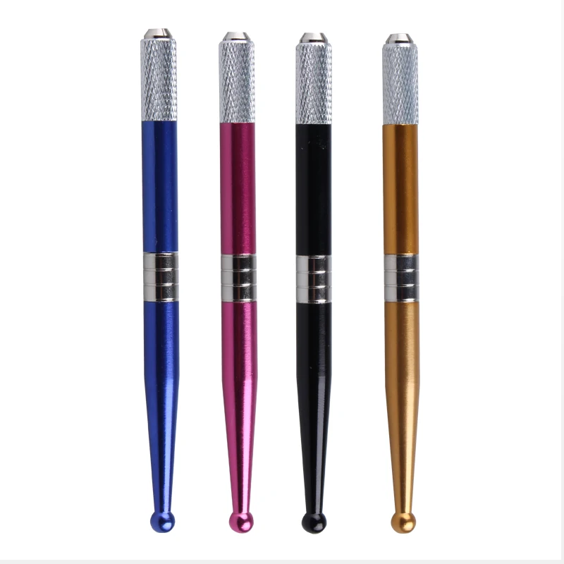 Перламутровая ручная ручка тату пистолет для перманентного макияжа бровей и губ