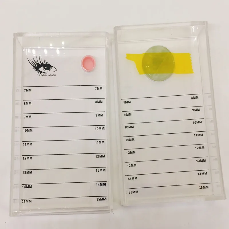 Коробка для хранения накладных ресниц 1 слойный акриловый поддон держатель