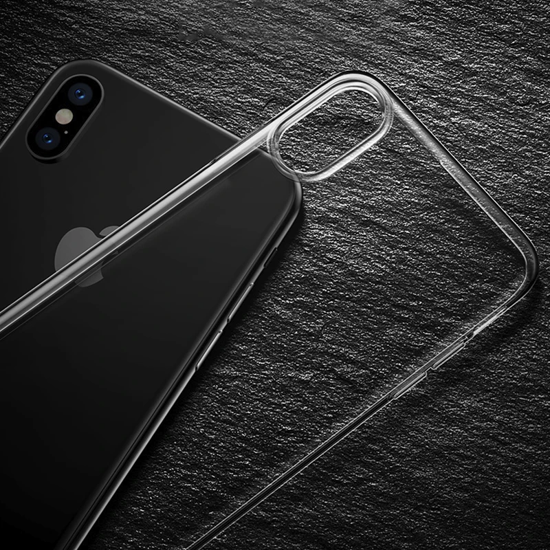 Для iPhone х чехол Сельма прозрачный силиконовый плотная задняя крышка для Apple iPhoenX 10