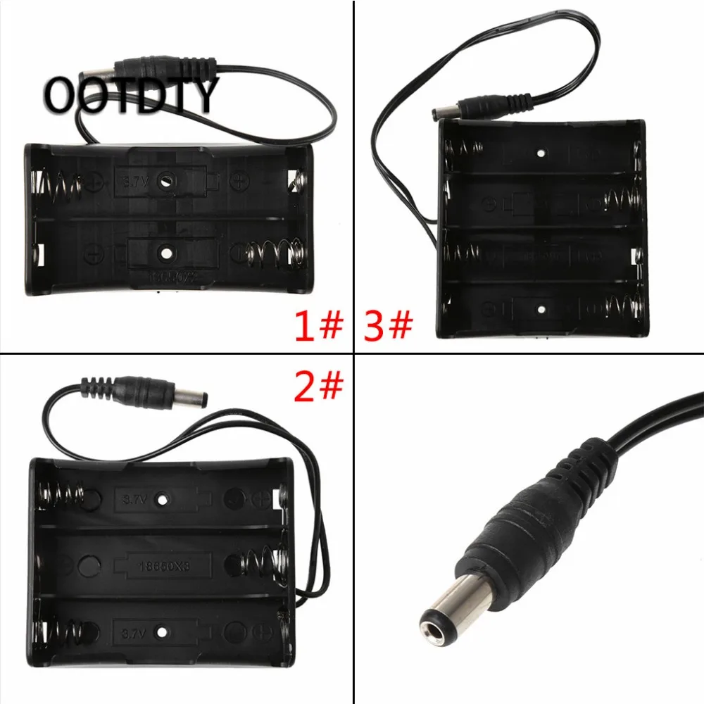 DIY 2x3x4x18650 Батарея Держатель Коробка Для Хранения Чехол с DC 5 5x2 1 мм разъем питания| |