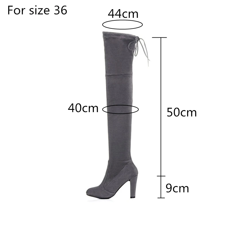 Ботфорты женские на высоком каблуке модные пикантные облегающие ботфорты из