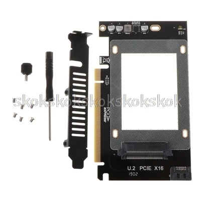 Черный U2BOX U2 Box M.2 к U.2 SFF-8639 адаптер PCIe 2,5 'U.2 SSD PCI-E X4 X16 intel PCIe3.0 PCI-Express M-KEY b-ключ Jy23 19 Прямая поставка - Цвет: Черный