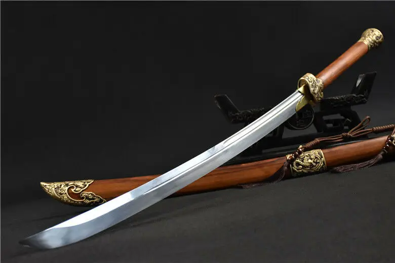Хороший ручной работы китайский меч Broadsword Sharp 1095 высокоуглеродистой стали лезвие
