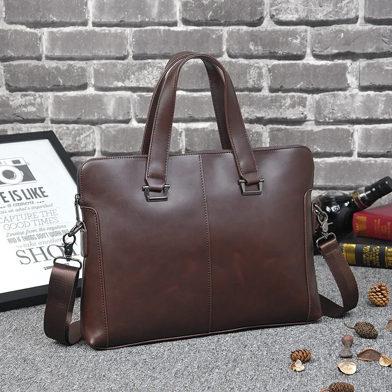 Мужская Высококачественная сумка через плечо из искусственной кожи Cambridg Satchels