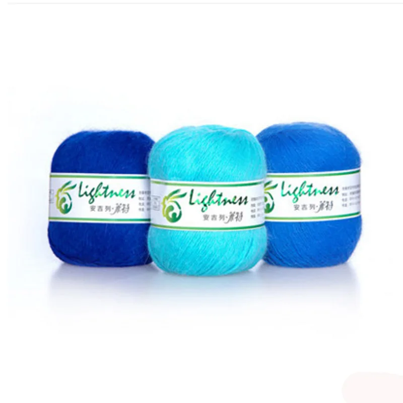 100g/Bag Soft Long-haired Rabbit Velvet Ultra-soft Baby-skin-specific Hand-knitted Sweater Crochet Wool Yarn For Knitting Thread | Дом и сад