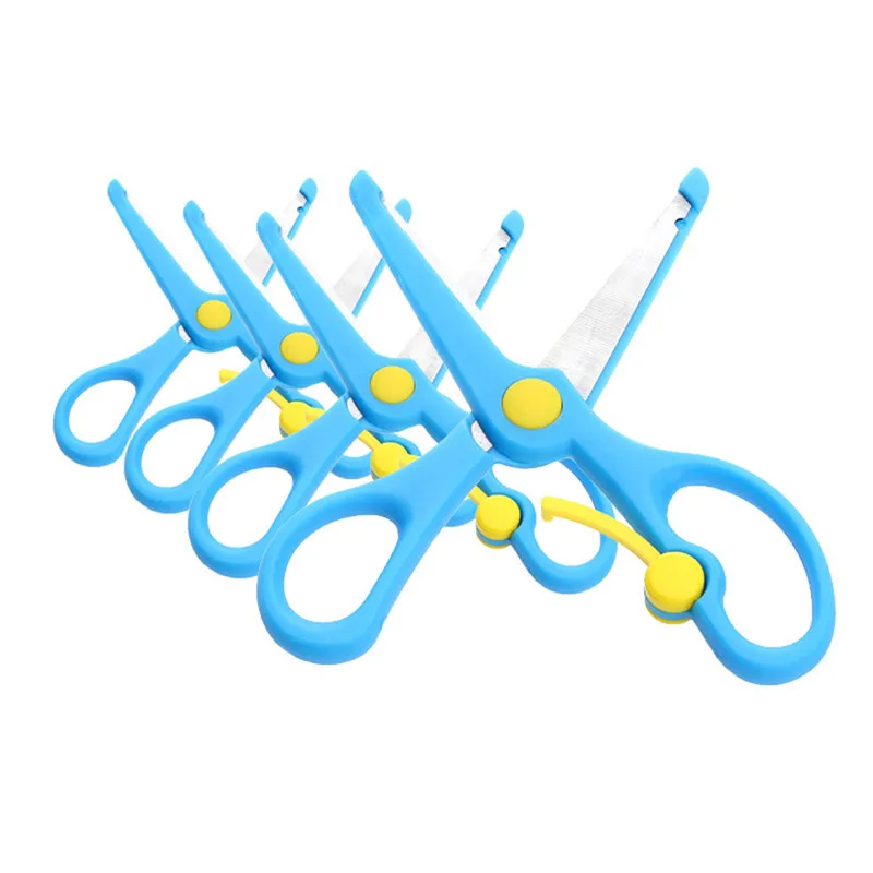 Полезные безопасные детские школьные канцелярские принадлежности ножницы для