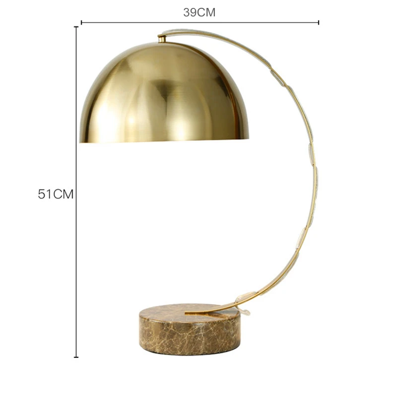 Пост современный светильник роскошный Американский Мрамор настольные лампы