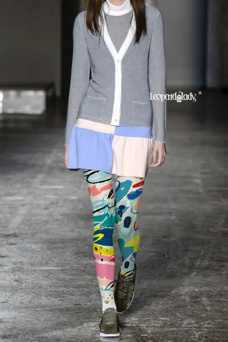 Ажурные женские колготки с открытым шаговым швом чулки в европейском и