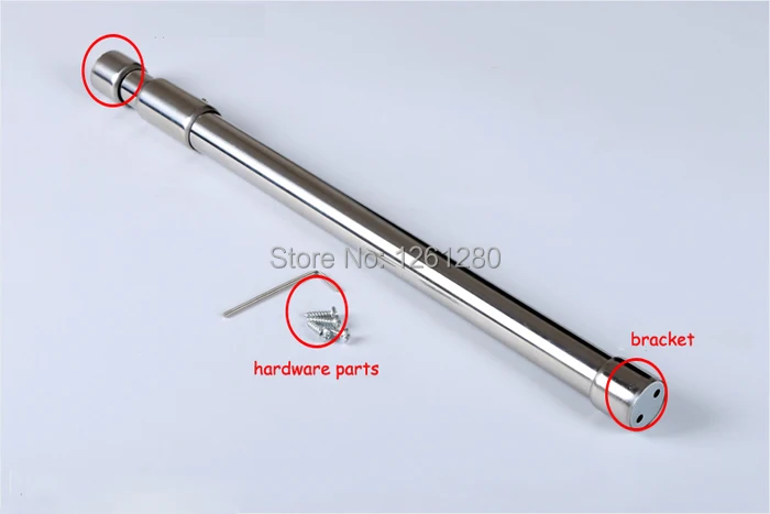Бесплатная доставка Вешалка мебельная фурнитура из нержавеющей стали труба шкаф