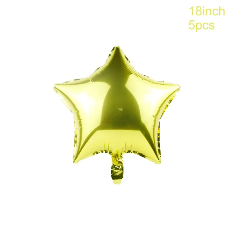 Gold star LAPHIL 14 шт. Синий Розовый латексный воздушные шары для дня рождения воздушный шар День Рождения украшения детский душ для мальчиков и девочек вечерние сувениры - Цвет: Gold star