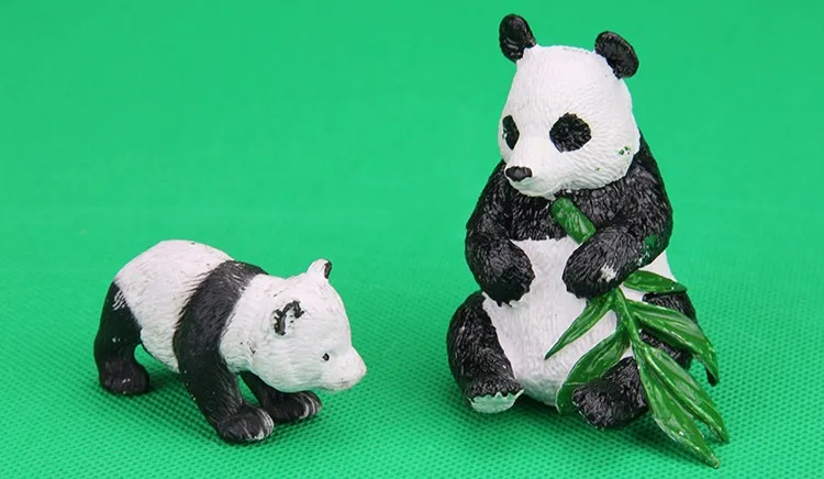 

Игрушки-панды, экшн-фигурки, модели животных, панда, мама и сын, модель, игрушки из ПВХ, пластиковые игрушки для девочек, детская кукла, подаро...