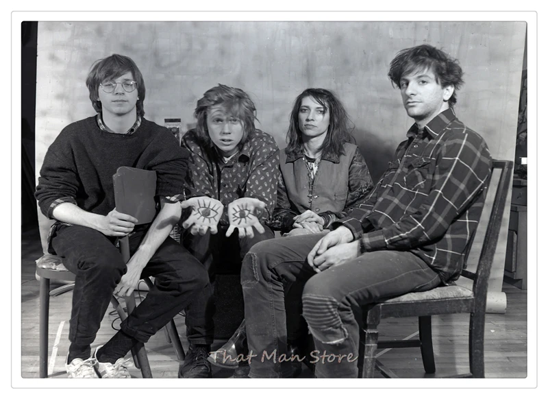 Sonic Youth панк-рок украшения для дома, белая крафт-бумага, плакат, рисунок, наклейки на стену