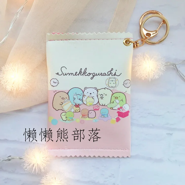 see chart IVYYE Sumikko gurashi Аниме Кошелек для монет Мультяшные мягкие кошельки для мелочи кошелек для денег карты сумки для ключей подарки для детей - Цвет: see chart