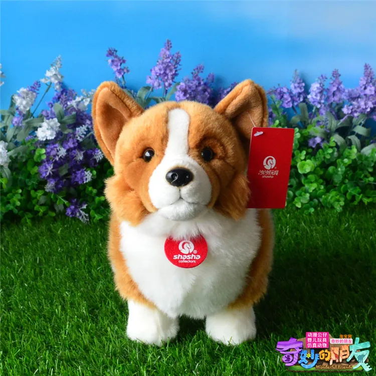 Cute Corgi Dog Plush Toys Simulation Animal Doll Gifts For Children | Игрушки и хобби