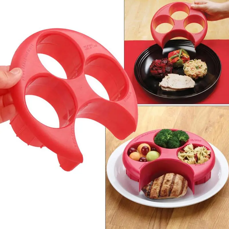 Мера для еды, контроль части, инструменты для приготовления пищи, инструмент для похудения, кухонная пищевая пластина, Экологичная тарелка, столовая посуда