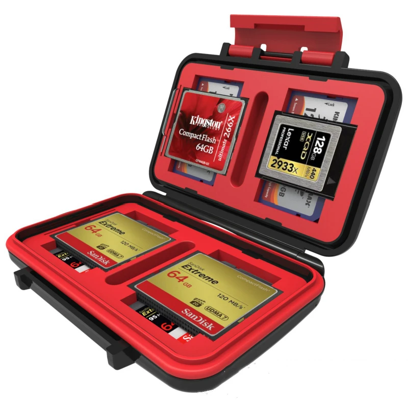 Elitooop Жесткий Чехол для карты памяти 4 CF 8 SD карта SDXC MSPD XD 12 TF T-Flash коробка хранения
