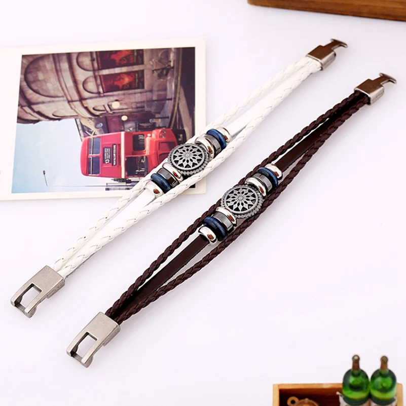 Серебряный браслет с подвесками 2018 модные ювелирные изделия мужской ручной панк