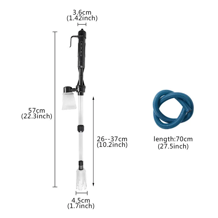 

Electric Aquarium Cleaner Fish Tank Water Change Gravel Cleaner Water Tank-Clean Sand Filter for Fish Tank Aquarium Filter Tools
