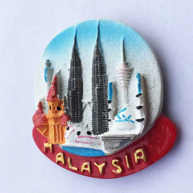 Малайзийские башни-близнецы Petronas Kuala Lumpur полупрочные туристические сувенирные