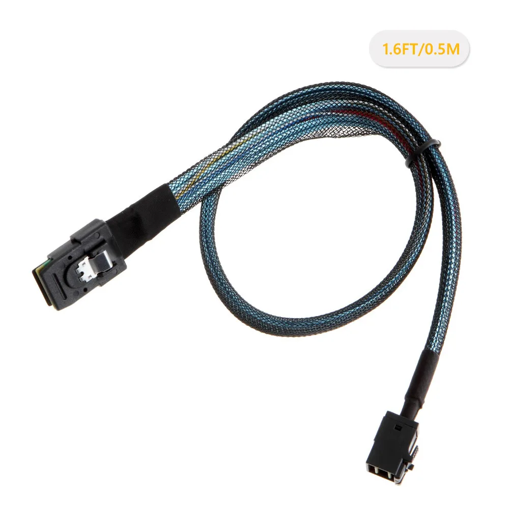 Внутренний кабель CableCreation Mini SAS для 36 контактов подключения к жесткому диску 0 5 м/1