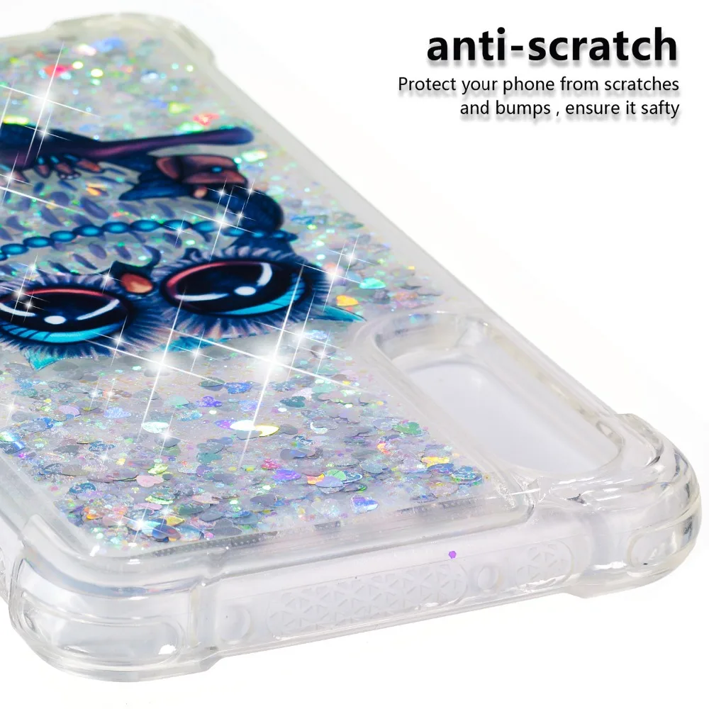 Quicksand 3D Жидкий чехол для Coque Huwei Huawei P20 Pro Mate 20 10 Lite Honor 6C Y3 Y5 III Y6 Y7 2017 Etui Telefoon Hoesjes |