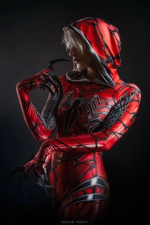 Gwenom Gwen Spide-rman Высококачественная женская шапка для косплея Человека-паука Гвен с L body кальсоны love live cosplay