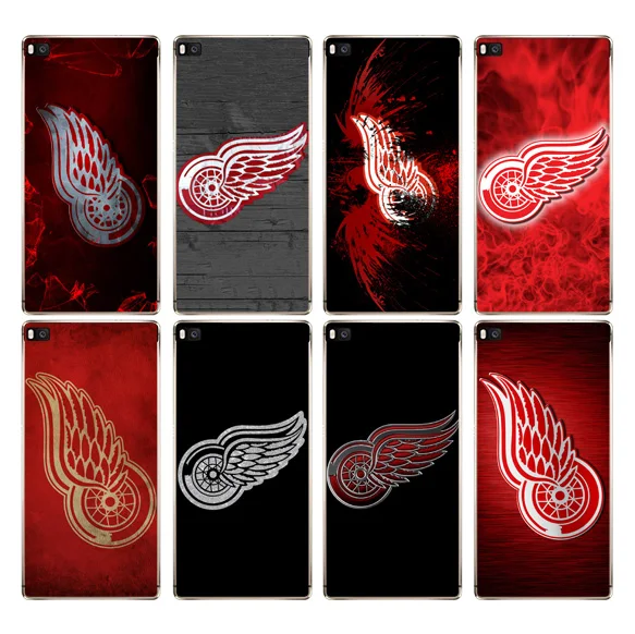 DREAMFOX K063 Detroit Red Wings Soft TPU Silicone Case Cover For Huawei P8 P9 P10 Lite Plus 2017 Honor 8 Pro 9 6X |