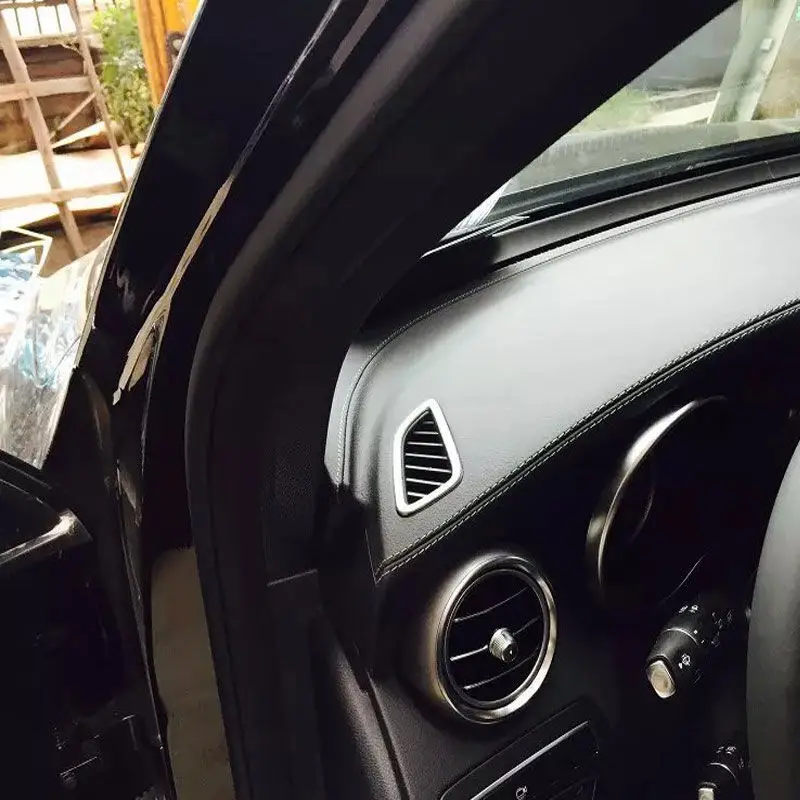 Для Mercedes Benz GLC 2016-2018 Нержавеющая Сталь автомобильный Кондиционер выходное