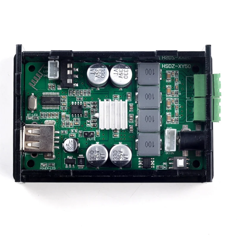 100 Вт TPA3116 4 2 Bluetooth усилитель плата двухканальный мощности акриловая коробка