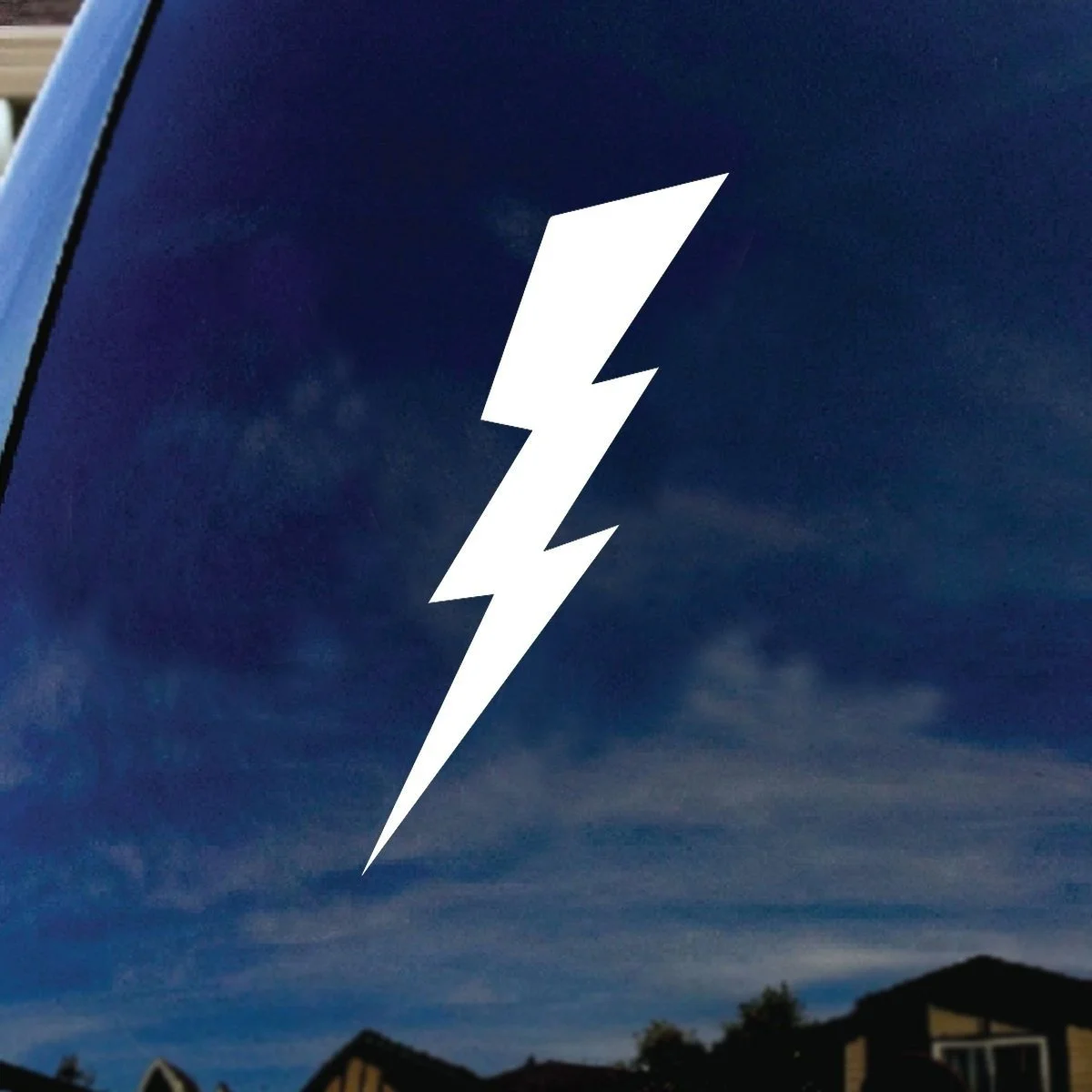 

Lightning Bolt Window Vinyl Decal Sticker 8;inches; Tall