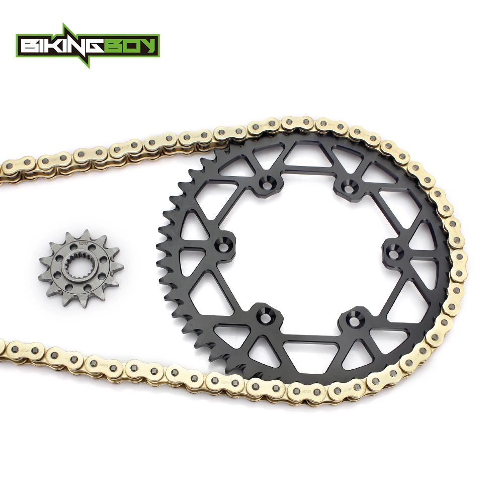 Звездочки BIKINGBOY передняя 13T Задняя 48T 52T 520 120L X RMZ цепь для Suzuki 450 05 06 07 08 09 10 11 12 13 14 15 16