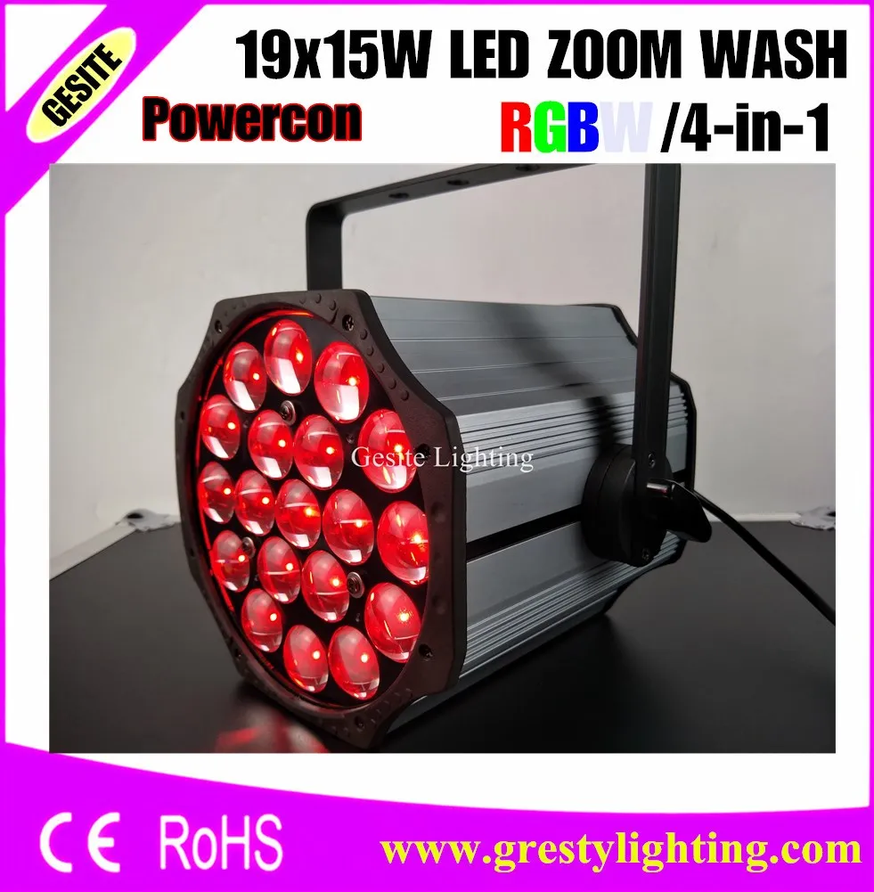 Большой пчелиный глаз 19x15W увеличение луча Par свет LED круг управления|bee eye|zoom parpar
