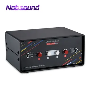4-канальный динамик Nobsound, переключатель, концентратор, стереораспределитель