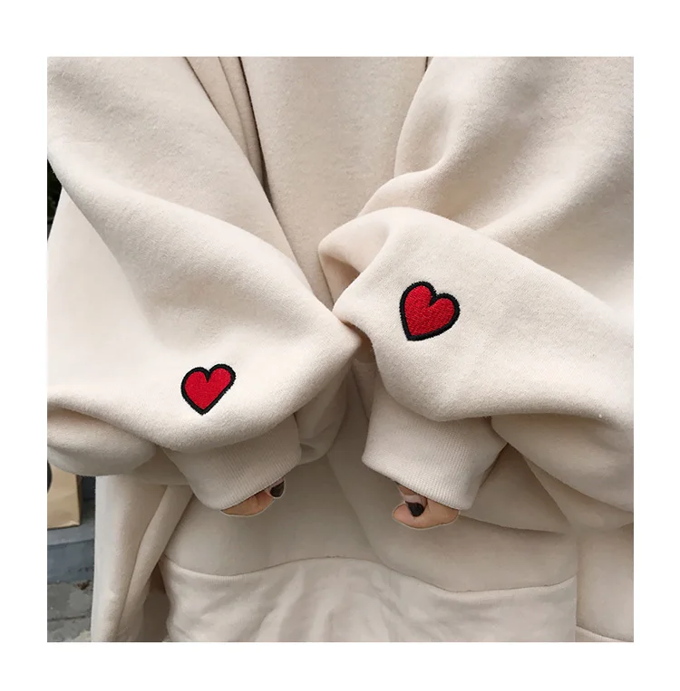 Женские толстовки Harajuku, большие размеры, трендовые однотонные женские пуловеры с круглым вырезом, студенческие Длинные Стильные женские толстовки с длинным рукавом