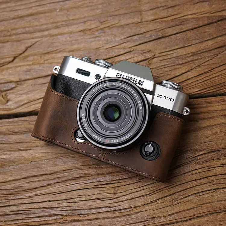 Фоточехол из натуральной кожи для фотоаппарата Fuji XT30 X T20 XT20 Mr.Stone|Сумки