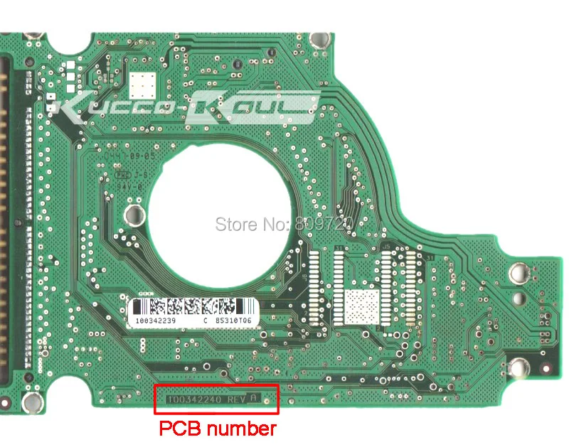 

hard drive parts PCB logic board printed circuit board 100342240 for Seagate 2.5 IDE/PATA hdd data recovery hard drive repair