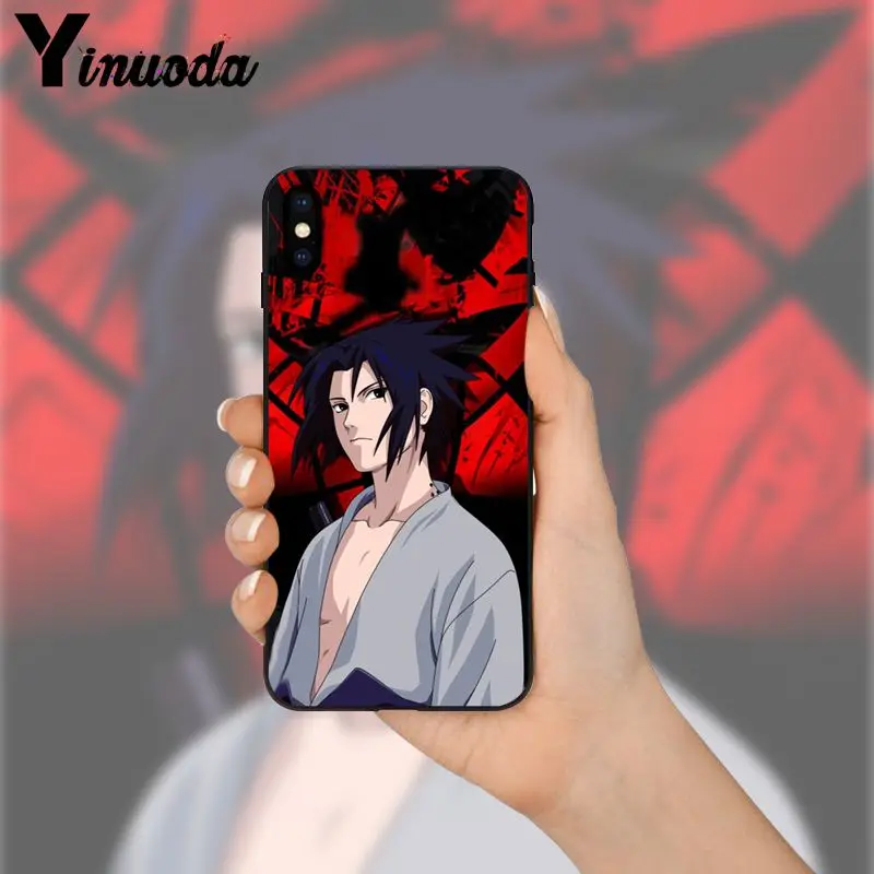 Yinuoda Naruto sasuke Itachi DIY Печатный чехол для iPhone 8 7 6 6S Plus X XS MAX 5 5S SE XR мобильных