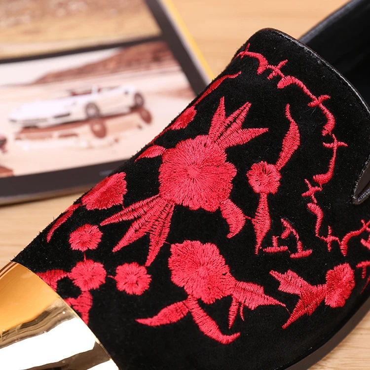 Туфли мужские с металлическим носком модная дизайнерская обувь в итальянском