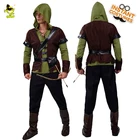 Мужское ожерелье, прикольный охотничий костюм для Пурим вечернее изящное платье на Хэллоуин, косплей, наряды Одежда для ролевых игр, способный преодолевать Броды для взрослых мужчин