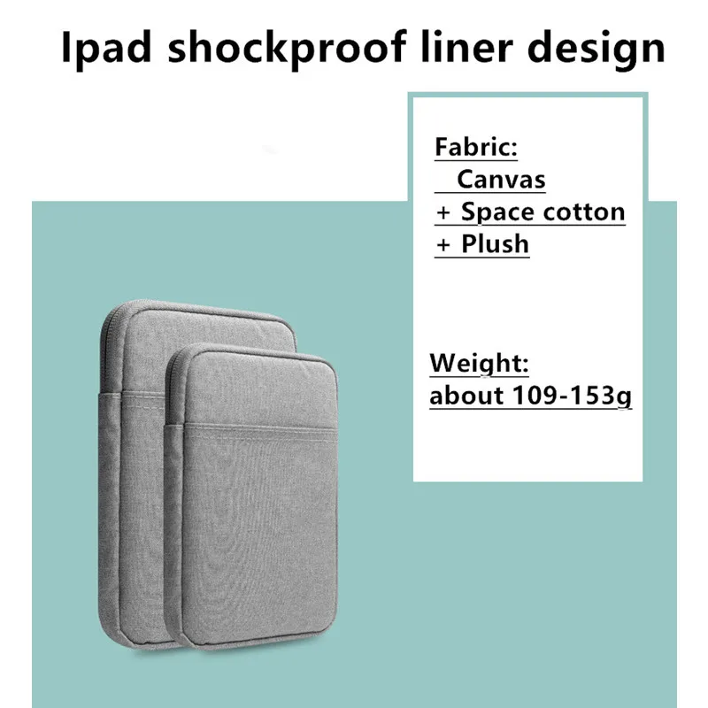 Лидер продаж 2019 Модный чехол подкладка для планшета сумка на молнии Apple iPad Mini 1 2 3 4