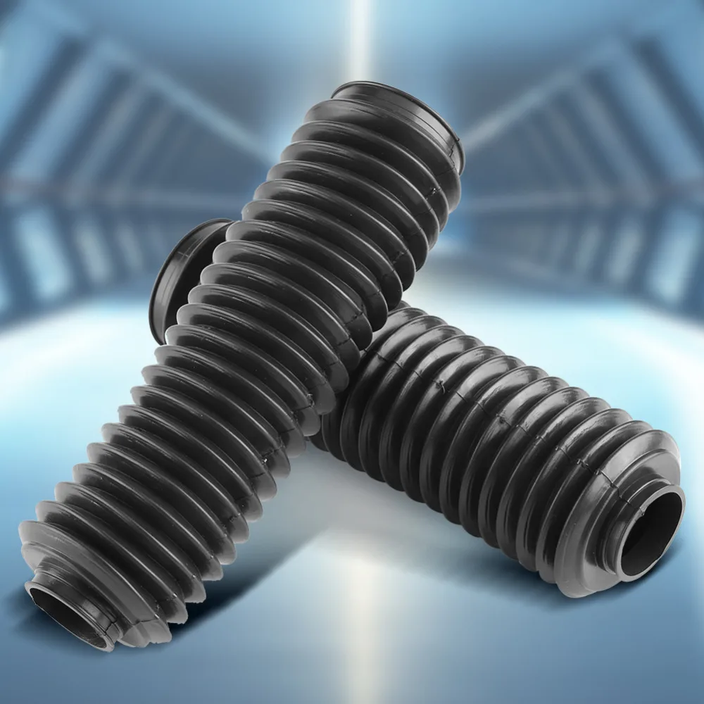 1 пара черные мотоциклетные сапоги на переднюю вилку с резиновой втулкой для CQR ATV