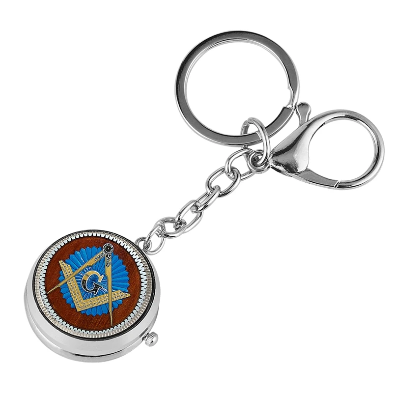 Masonic Брелок часы Harrg Potter The Little Prince G Masonic тема кварцевые часы с подвеской Брелоки ювелирные изделия сумка брелок для ключей подарок - Цвет: Masonic