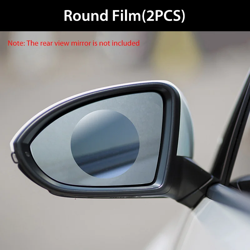 Round x 2 pcs 2 шт./компл. Xiaomi Youpin заднего вида зеркальная защитная пленка Водонепроницаемый Анти-туман непромокаемые прозрачной мембранной Стикеры - Цвет: Round x 2 pcs