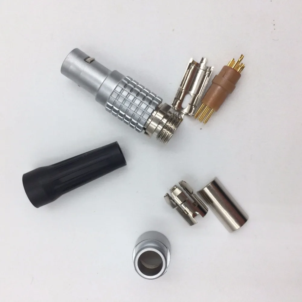 LEMO металлический круговой разъем FGB 1B 2 3 4 5 6 7 8 10 14 16 Pin штекер два keying (60 градусов)