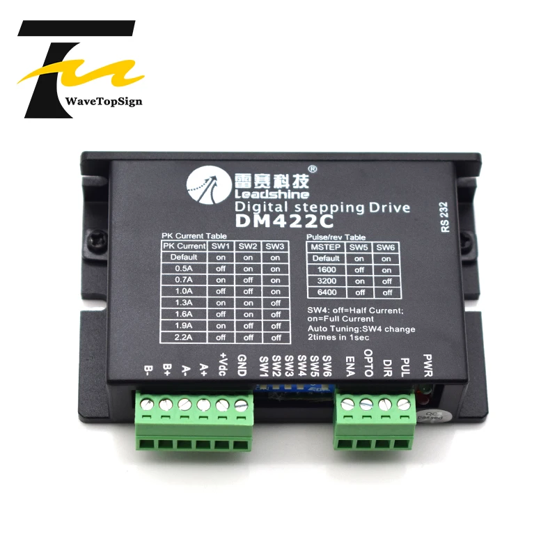Драйвер двухфазного шагового двигателя Leadshine DM422C DM432C входное напряжение 18 36 В